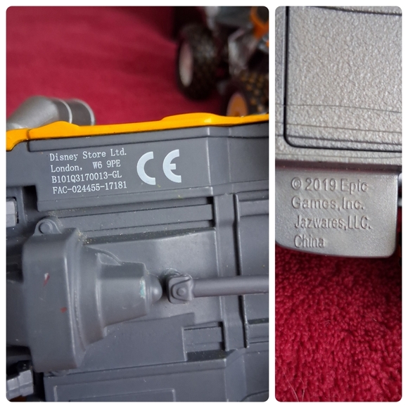 Pixar Car, Miss Fritt.Deluxe Die-Cast Car and Fortnite 4 Wheeler Quadcrasher - Picture 16 of 16